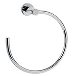 ELA-77 | Toallero metálico de argolla acabado cromo, Foset Element