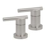 ELMM-01N | Jgo.2 manerales p/lavabo, taladros separados, satín, Element