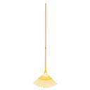 EM-20P | Escoba metálica para jardín cabeza curva, 20 dientes, Pretul