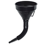 EMB-50 | Embudo plástico 500 ml, cuello flexible con filtro, Truper