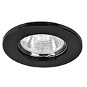 EMP-101S | Luminario redondo negro spot fijo, lámpara no incluida