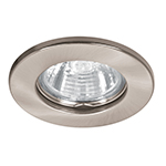 EMP-102S | Luminario redondo satín spot fijo, lámpara no incluida