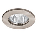 EMP-102S | Luminario redondo satín spot fijo, lámpara no incluida