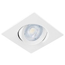 EMP-106L | Luminario de LED 5 W empotrar cuadrado blanco spot dirigible