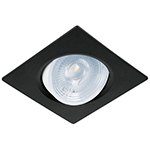EMP-107L   | Luminario de LED 5 W empotrar cuadrado negro spot dirigible