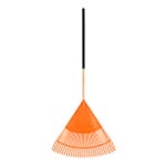 EP-30 | Escoba plástica para jardín, flexible, 30 dientes, mango 48'