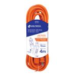ER-4X16 | Extensión eléctrica de uso rudo 4 m 2x16 AWG, Volteck