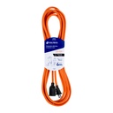 ER-6X16S | Extensión eléctrica uso rudo 6m 2x16 AWG para 1 clavija