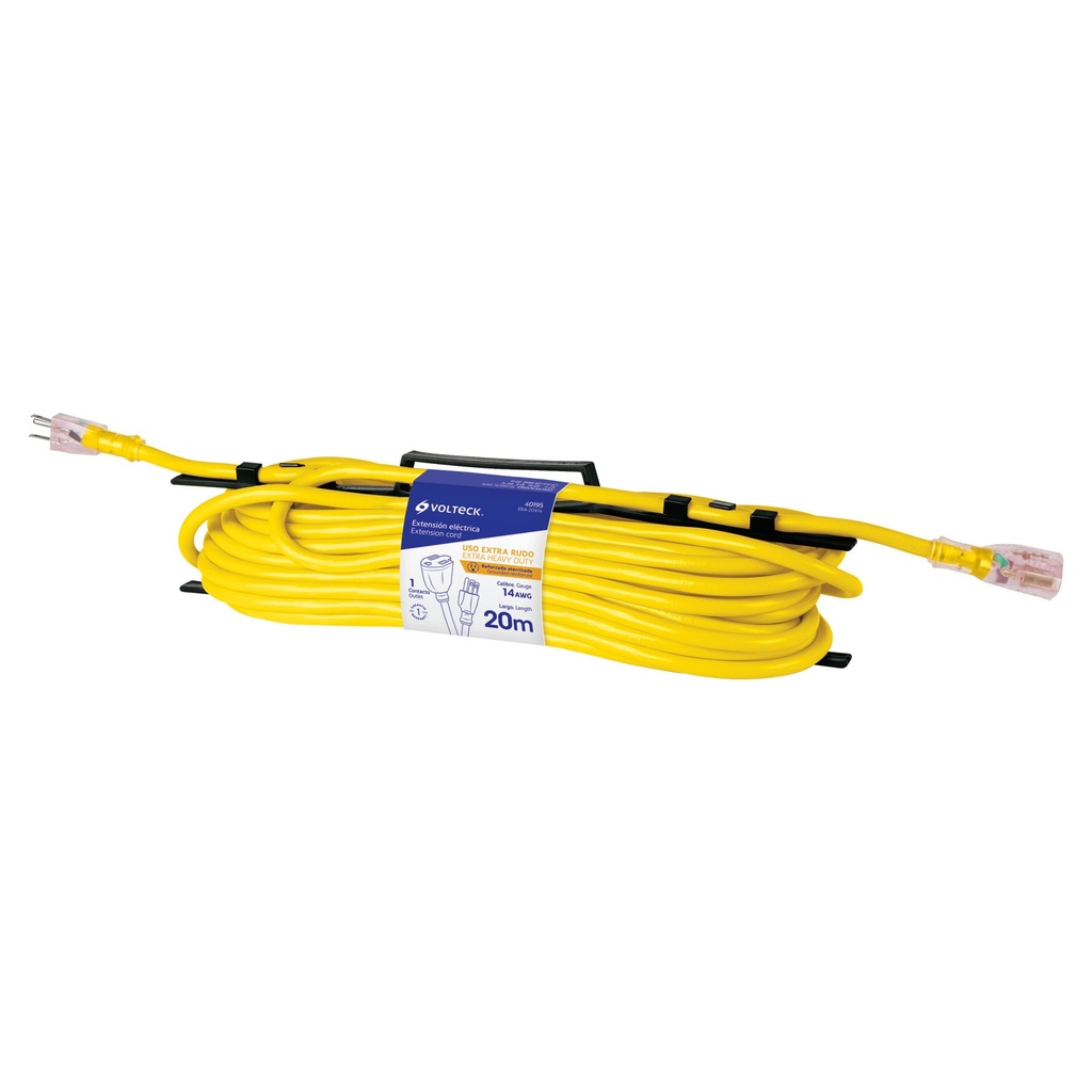 ERA-20X14 | Extensión reforzada aterrizada 20 m calibre 14, Volteck