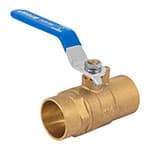 ESSO-1-1/4 | Válvula de esfera de latón, soldable 1-1/4', Foset