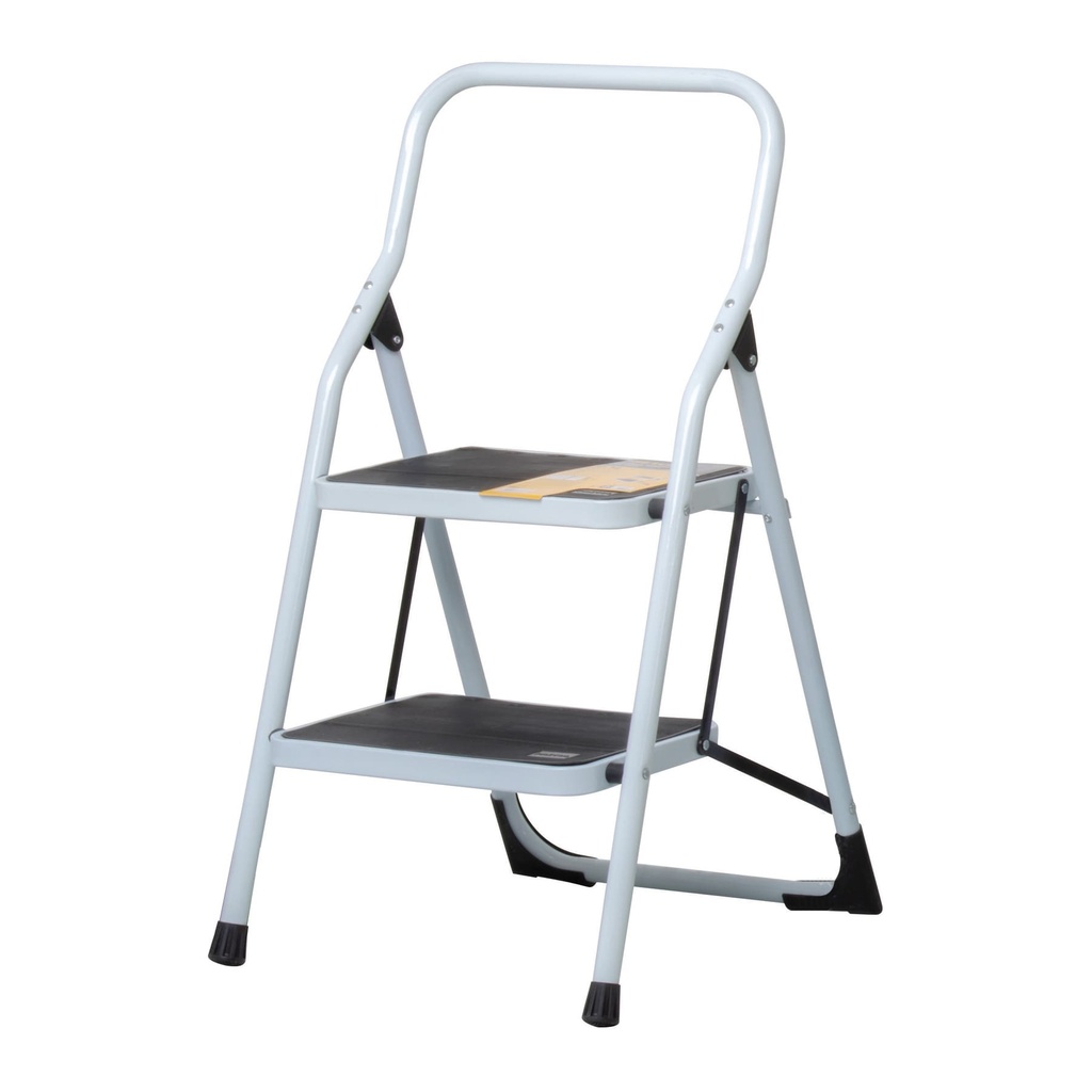ESTU-2P | Escalera tubular, plegable, 2 peldaños, Pretul