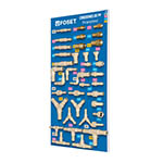 EX-CM-FOS | Exhibidor con conexiones para manguera de PP, Foset