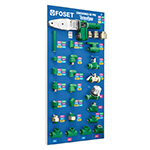 EX-CV-FOS | Exhibidor con conexiones de PPR, Foset