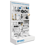 EX-PI-WCES | Exhibidor de piso para WC, Foset