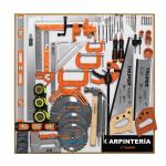 EX80-CAR-1T | Exhibidor de Carpintería, 80x80 cm, 1 tablero