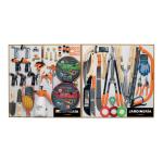 EX80-JAR-2T | Exhibidor de Jardinería, 80x80 cm, 2 tableros