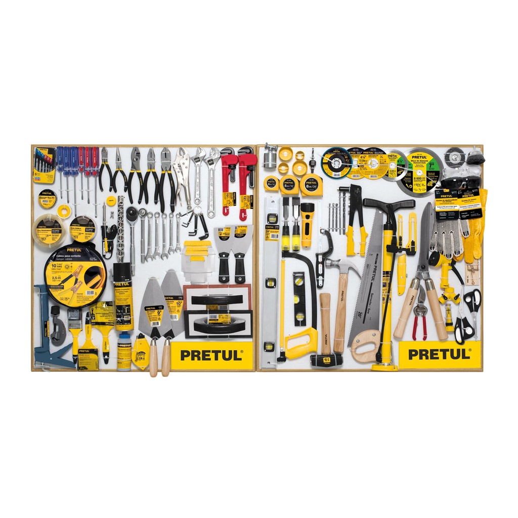 EX80-PRE-2T | Exhibidor Pretul, 80x80 cm, 2 tableros