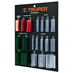 EXT-MAN | Muestrario para identificar medidas mangueras jardín y gas