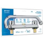 F-318B | Mezcladora manerales hexagonales para fregadero, Foset Basic