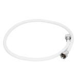 FFR-100B | Manguera lavabo/fregadero, vinilo blanco, 1/2'x1/2', 100 cm