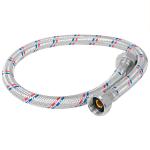 FFR-55P | Manguera lavabo/fregadero, aluminio, 1/2' x 1/2', 55 cm