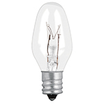 FI-50T | Caja con 50 focos incandescentes transparentes base E12 7.5W