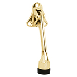 FIPU-1 | Fijapuerta metálico, acabado latón, Hermex