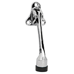 FIPU-3 | Fijapuerta metálico, acabado cromo, Hermex