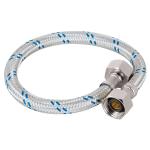 FLA-40 | Manguera para lavabo/fregadero, aluminio, 1/2' x 1/2', 40 cm