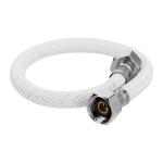 FLA-40B | Manguera lavabo/fregadero, vinilo blanco, 1/2' x 1/2', 40 cm