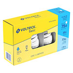 FOTW-20CPX4 | Pack de 4 lámparas espiral T4 20 W luz de día, caja, Volteck