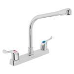 FP-319P | Mezcladora plástica 8' cuello cobra para fregadero, palanca