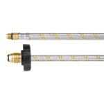 FPIG-55X | Manguera pigtail, acero inox, 7/16' x 7/8', 55 cm, Foset