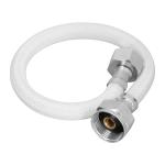 FWC-35B | Manguera para WC, vinilo blanco, 1/2' x 7/8', 35 cm, Foset