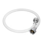 FWC-60B | Manguera para WC, vinilo blanco, 1/2' x 7/8', 60 cm, Foset