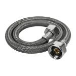 FWC-60V | Manguera para WC, vinilo gris, 1/2' x 7/8', 60 cm, Foset