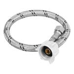 FWC-P40XL | Manguera WC, acero inox, 3/8'x7/8', 40 cm, conector plástico