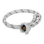 FWC-P50XL | Manguera WC, acero inox, 3/8'x7/8', 50 cm, conector plástico