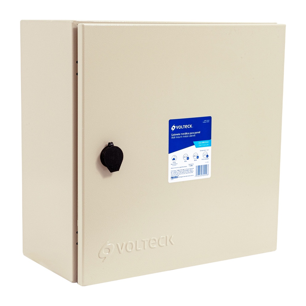 GAME-4040 | Gabinete metálico, 400 x 400 mm, Volteck