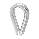 GC-1/4 | Bolsa con 10 guardacabos para cable de acero de 1/4', Fiero