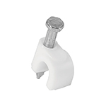 GCU-6B | Bolsa con 20 grapas blancas de 6 mm para cable redondo