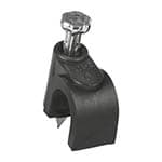 GCU-6N | Bolsa con 20 grapas negras de 6 mm para cable redondo