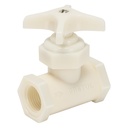 GLRO-1/2P | Válvula globo de ABS 1/2' roscable, Pretul