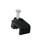 GPL-8N | Bolsa con 20 grapas negras de 5 x 8.5 mm para cable plano