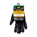 GU-122P | Guantes de nylon recubiertos de nitrilo, M, Pretul