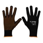 GU-443 | Guantes de poliéster con puntos de PVC en palma, G, Truper