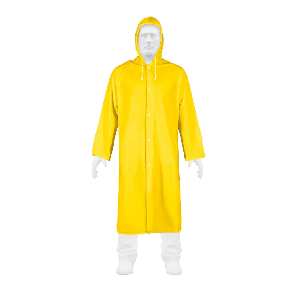 IMPER-M-P | Gabardina impermeable ligera de PVC, talla M, Pretul