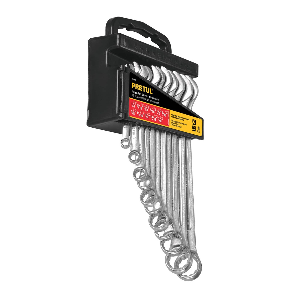 J-2011P | Juego de 11 llaves combinadas std, Pretul