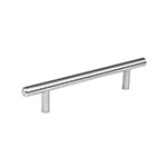 JAL-0312 | Jaladera de acero, 128 mm estilo 'Cilindro', níquel satinado