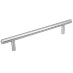 JAL-0313 | Jaladera de acero 160 mm, estilo 'Cilindro', níquel satinado